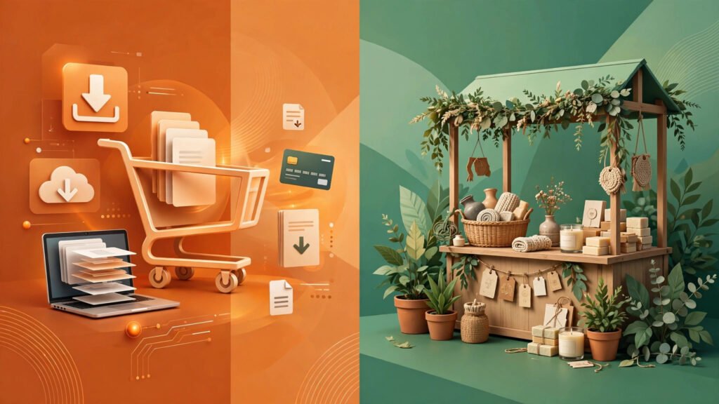 Gumroad vs Etsy for Digital Products: An Honest Comparison
