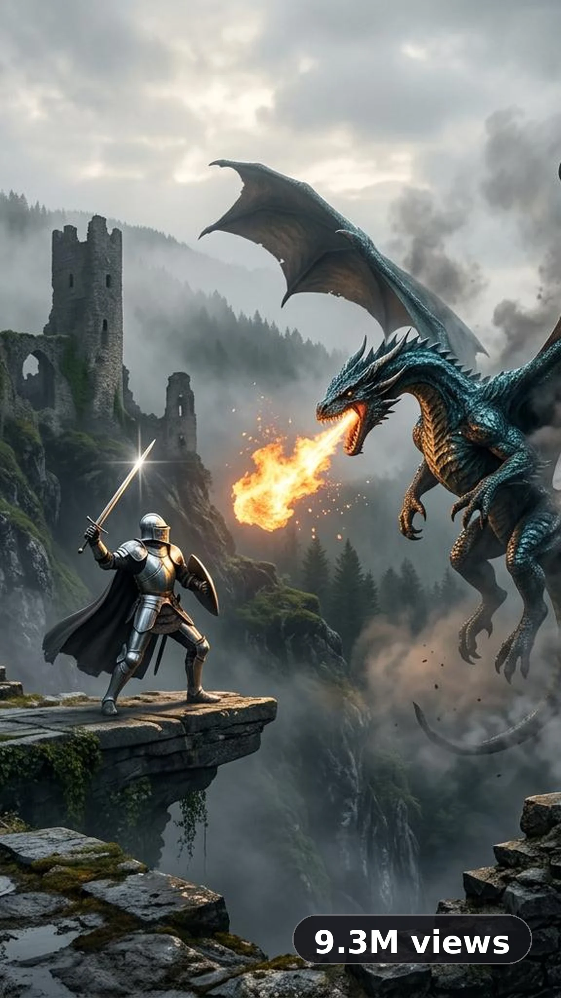 Epic Dragon Battle — Ultra Master Prompt (30s Cinematic) — another result from this prompt