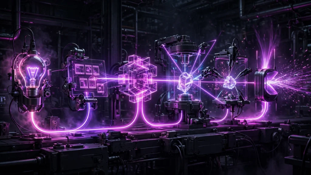 Prompt to final cut workflow