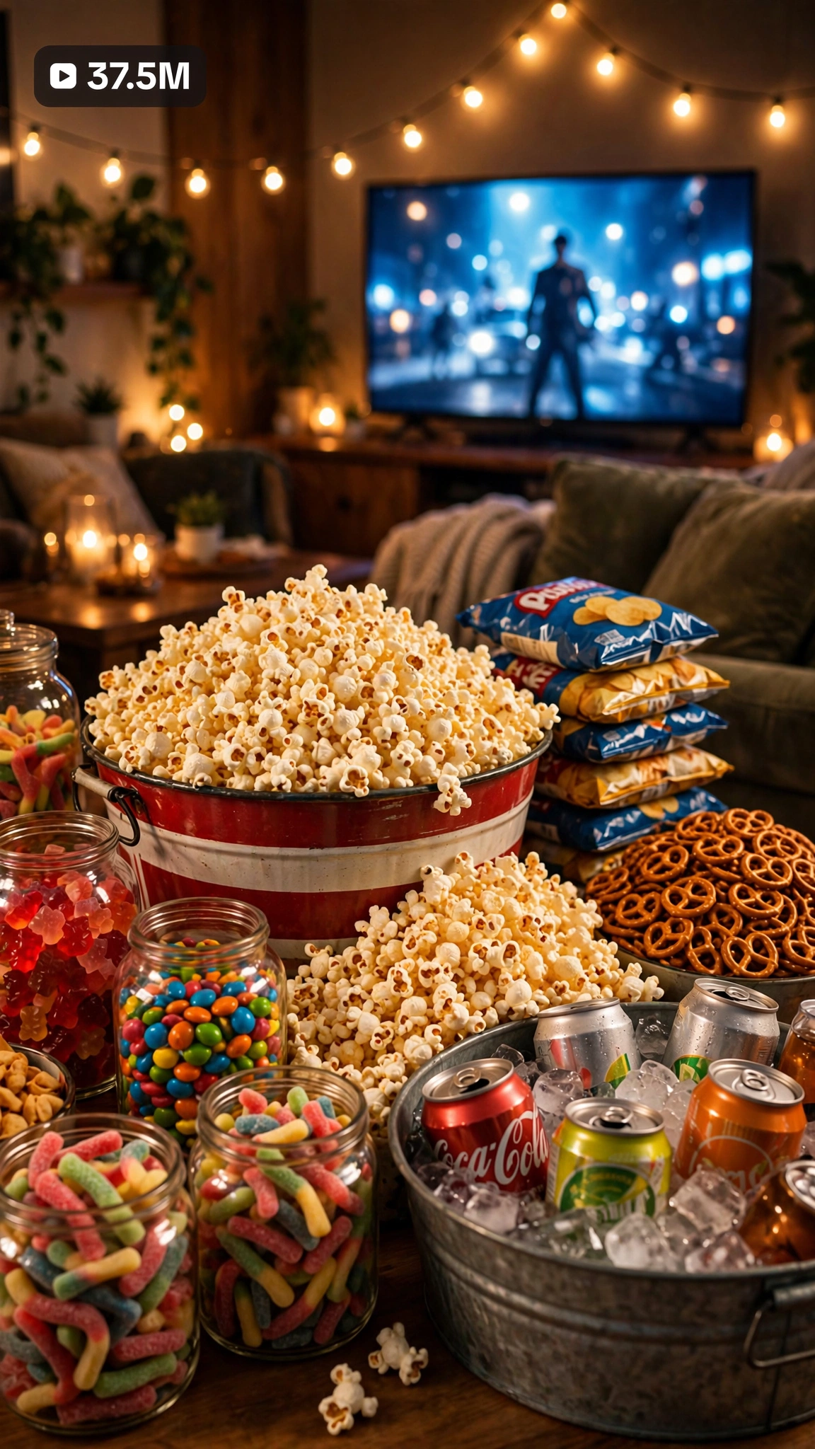 Viral Usa Popcorn + Snack Station Video System — Ultra Master Prompt (Seedance 30S) views