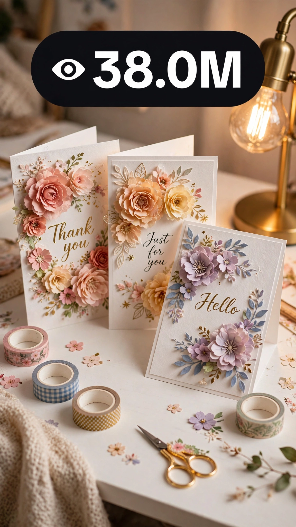 Paper Crafts + Card Making — Ultra Master Prompt (Seedance 30S) views