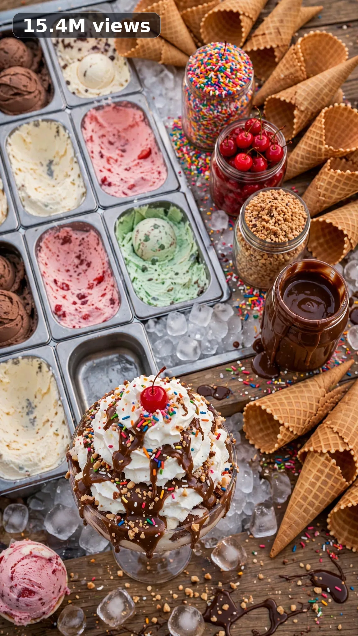 Viral Usa Ice Cream Sundae Bar Video System — Ultra Master Prompt (Seedance 30S) — another result from this prompt