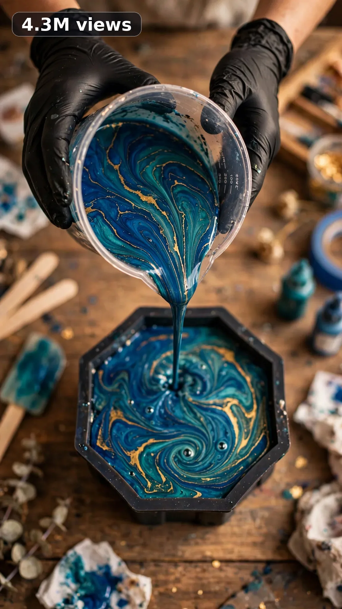 Viral Usa Resin Art + Jewelry Making — Ultra Master Prompt (Veo 10S) — another result from this prompt