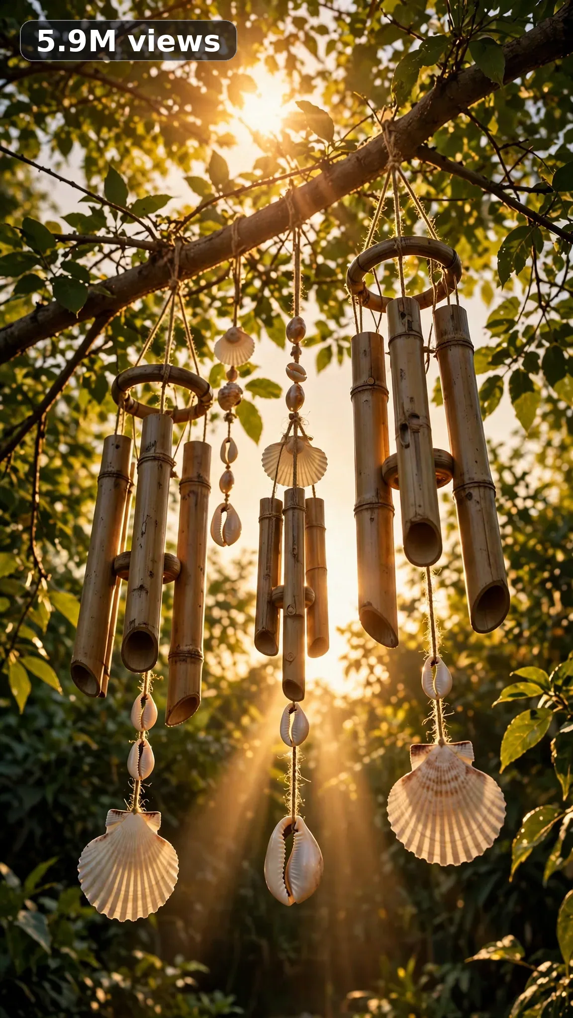 Viral Usa Wind Chime + Garden Sound Decor Video System — Ultra Master Prompt (Veo 10S) — another result from this prompt