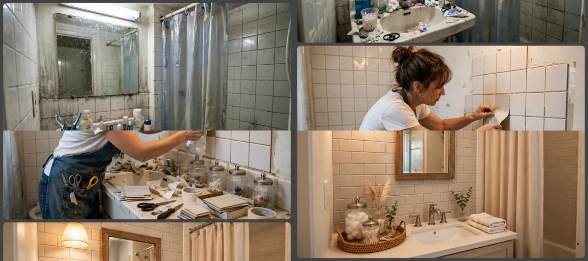 Storyboard: Bathroom Makeover + Dollar Tree Decor — Ultra Master Prompt (Seedance 30S)