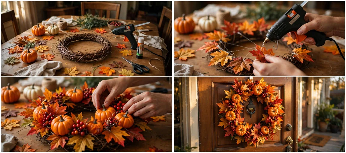 Storyboard: Viral Usa Seasonal Wreath + Decor Crafts — Ultra Master Prompt (Veo 10S)