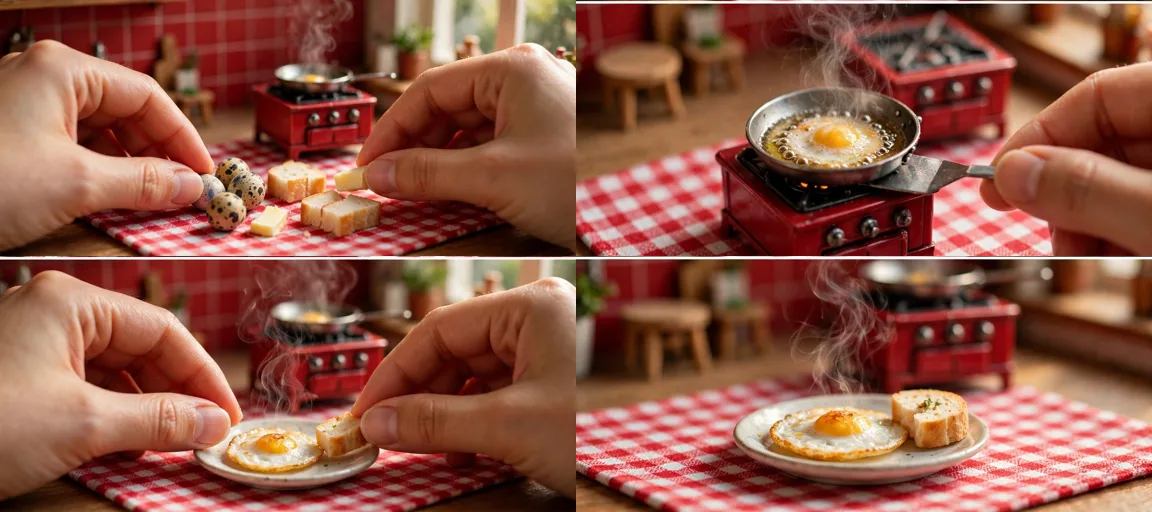 Storyboard: Miniature Cooking ASMR Videos — Ultra Master Prompt (Seedance 15S)