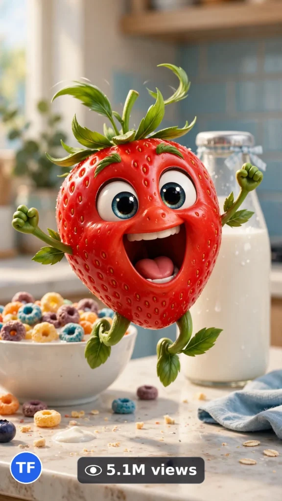 ULTRA MASTER PROMPT - Seedance 2.5 15s Prompt #27: Talking Food Character Shorts - viral video reference