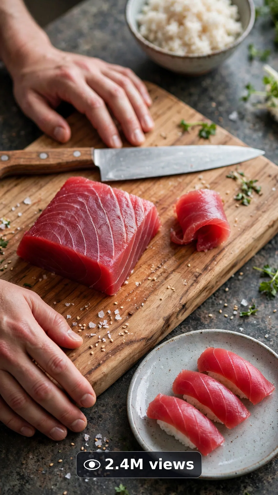 Sushi Counter & Japanese Chef Craft Clips — Ultra Master Prompt (Seedance 15S) — another result from this prompt