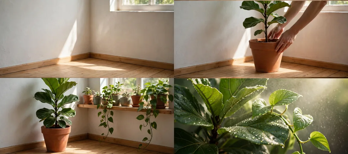 Storyboard: Indoor Plant Styling & Green Corners — Ultra Master Prompt (Seedance 15S)