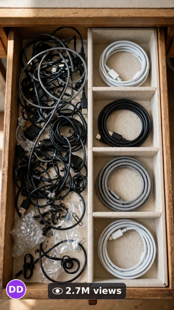ULTRA MASTER PROMPT - Seedance 2.5 15s Prompt #37: Desk Drawer & Cable Cleanup Transformations - viral video reference