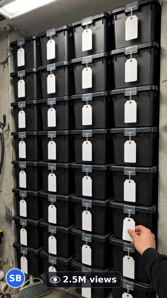 ULTRA MASTER PROMPT - Seedance 2.5 15s Prompt #39: Storage Bin & Label System Builds - viral video reference