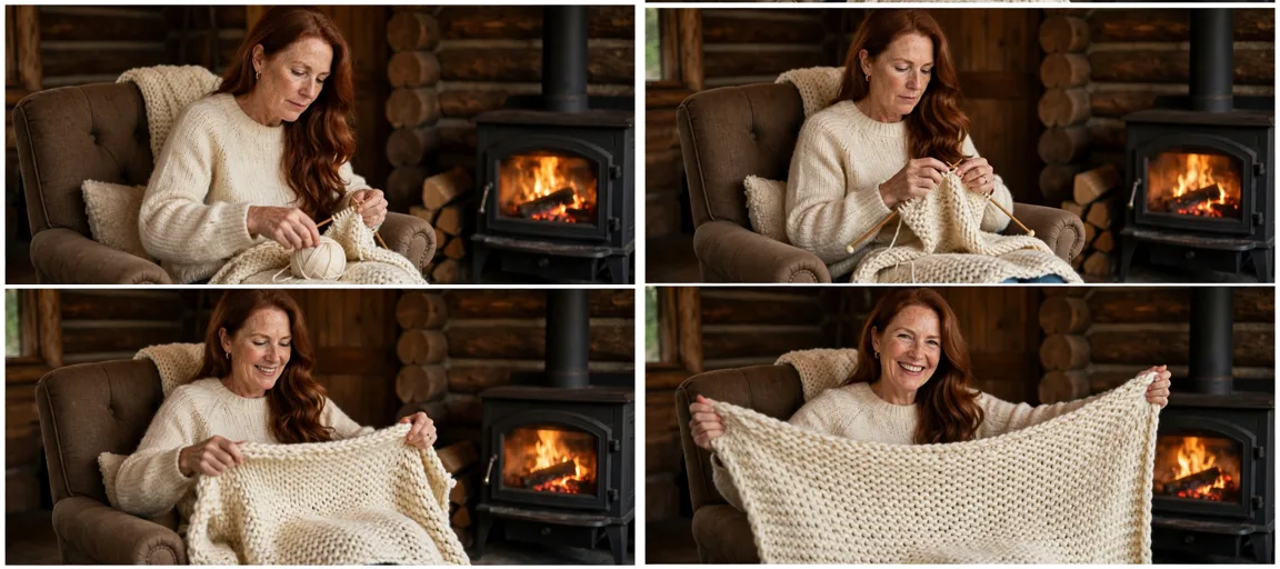 Storyboard: Knitting & Crochet Cozy Project Clips — Ultra Master Prompt (Seedance 15S)