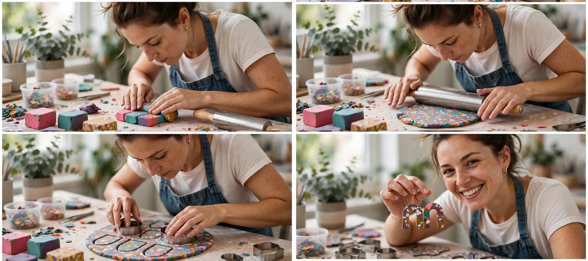 Storyboard: Polymer Clay Earring Making — Ultra Master Prompt (Seedance 15S)