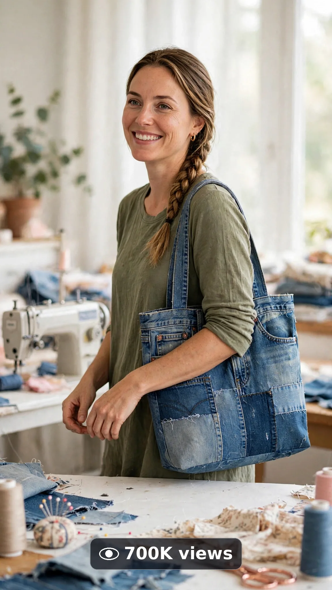 Upcycled Textile & Denim Craft Builds — Ultra Master Prompt (Seedance 15S) — another result from this prompt