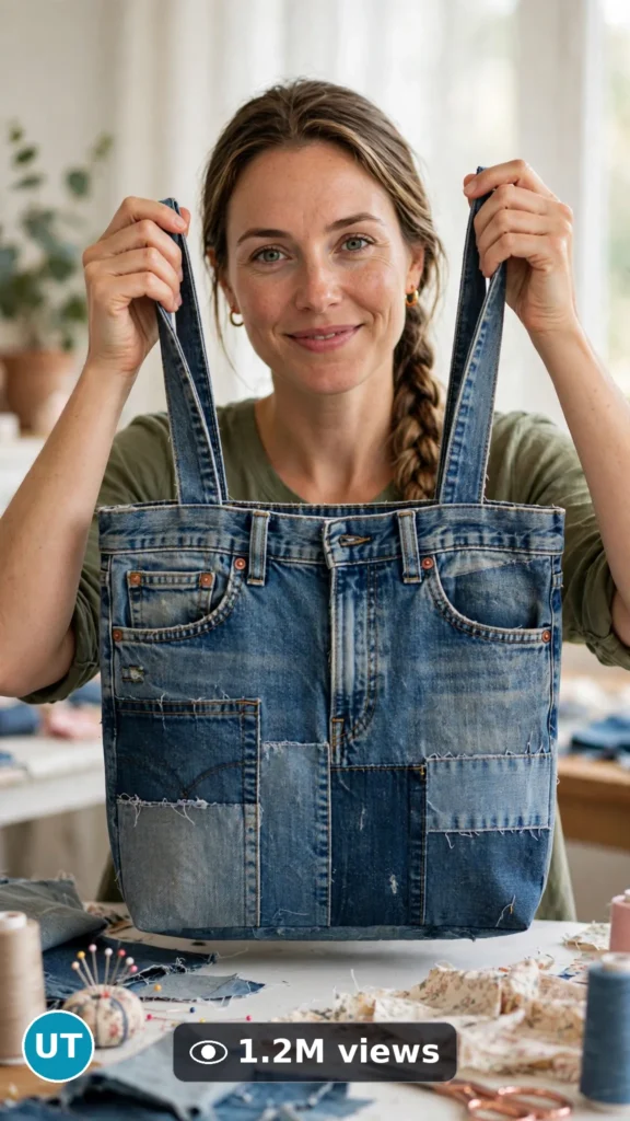 ULTRA MASTER PROMPT - Seedance 2.5 15s Prompt #49: Upcycled Textile & Denim Craft Builds - viral video reference