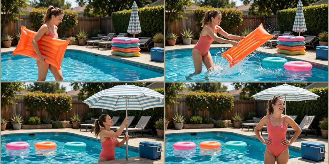 Storyboard: Pool Party & Summer Bash Setups — Ultra Master Prompt (Seedance 15S)
