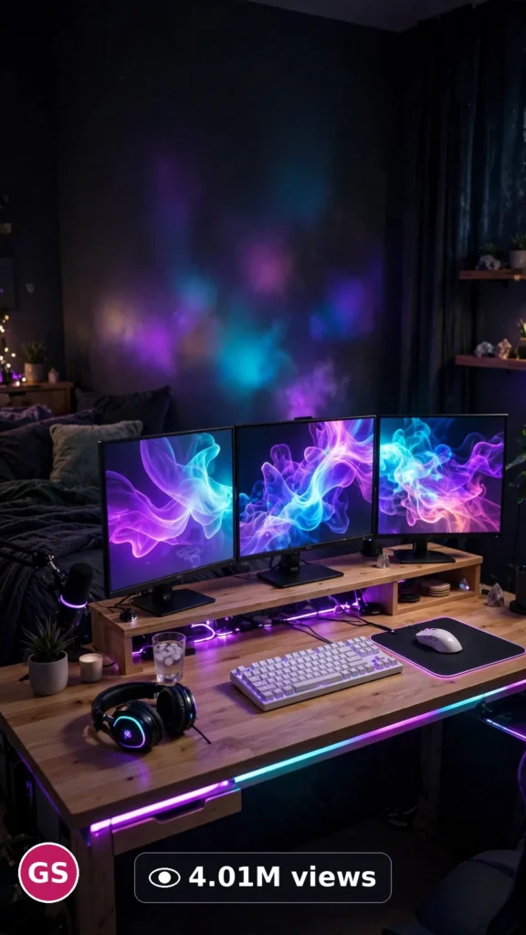 ULTRA MASTER PROMPT - Seedance 2.5 15s Prompt #61: Gaming Setup & RGB Room Tours - viral video reference