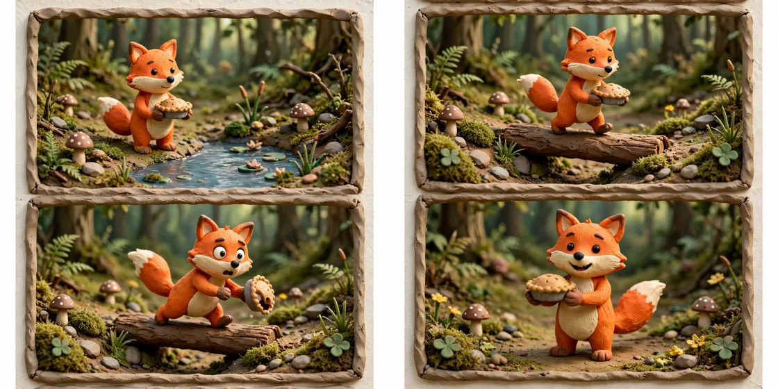 Storyboard: Claymation Stop-Motion Mini Stories — Ultra Master Prompt (Seedance 15S)