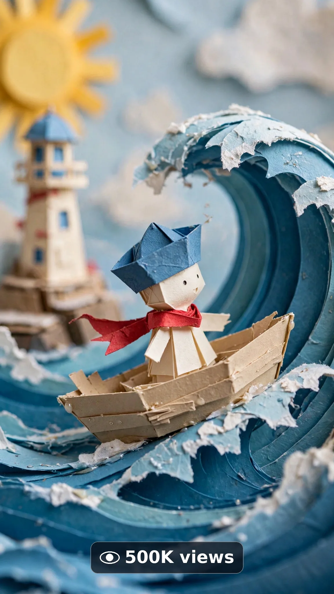 Paper-Craft Diorama Stop-Motion Tales — Ultra Master Prompt (Seedance 15S) — another result from this prompt