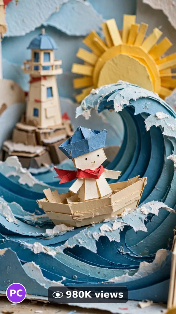 ULTRA MASTER PROMPT - Seedance 2.5 15s Prompt #69: Paper-Craft Diorama Stop-Motion Tales - viral video reference