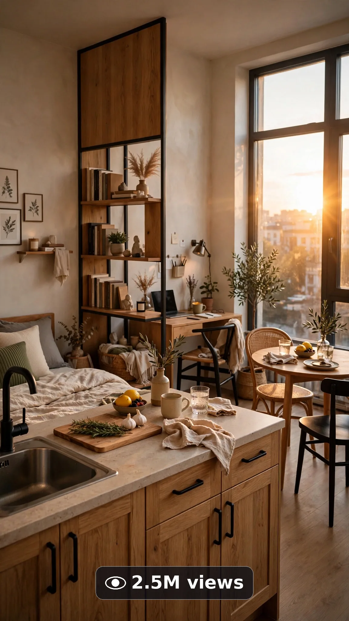 Studio Apartment One-Room Living Reveals — Ultra Master Prompt (Seedance 30S) — another result from this prompt