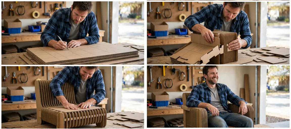Storyboard: Cardboard Engineering Builds — Ultra Master Prompt (Seedance 30S)