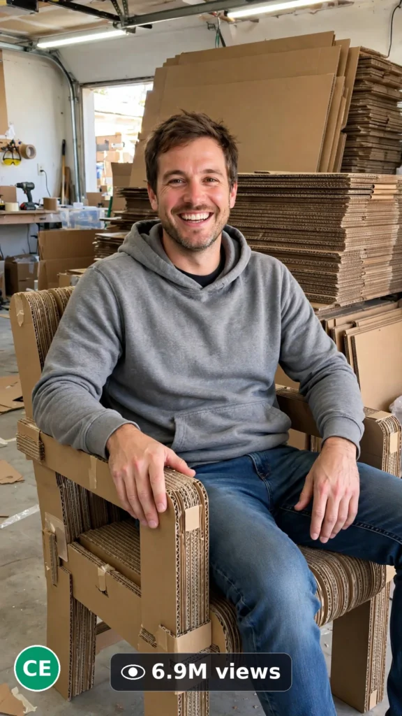 ULTRA MASTER PROMPT - Seedance 2.5 30s Prompt #41: Cardboard Engineering Builds - viral video reference