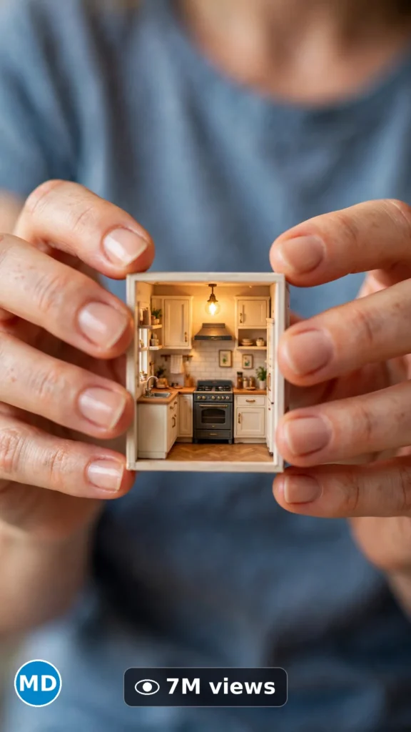 ULTRA MASTER PROMPT - Seedance 2.5 30s Prompt #42: Miniature Dollhouse Room Builds - viral video reference