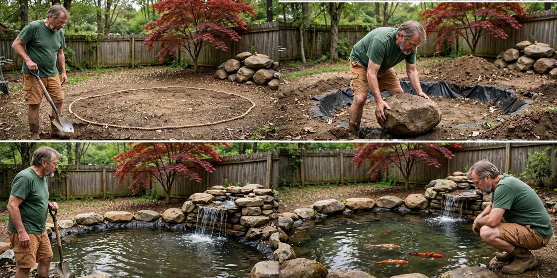 Storyboard: Koi Pond & Water Feature Builds — Ultra Master Prompt (Seedance 30S)