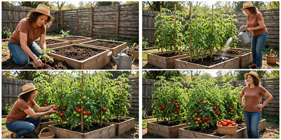 Storyboard: Raised Bed Vegetable Garden Seasons — Ultra Master Prompt (Seedance 30S)