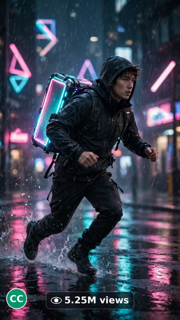 ULTRA MASTER PROMPT - Seedance 2.5 30s Prompt #50: Cyberpunk Courier Story Scenes - viral video reference