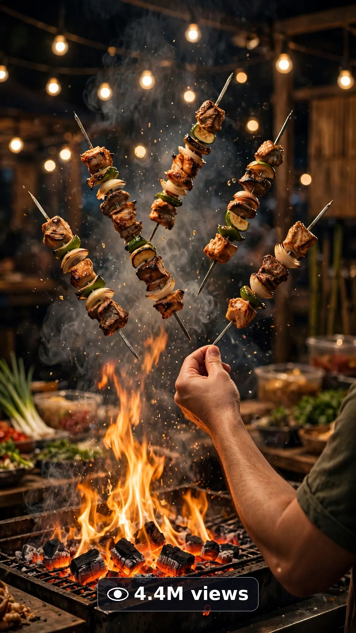 Street Food & Night Market Vendor Clips — Ultra Master Prompt (Veo 10S) views