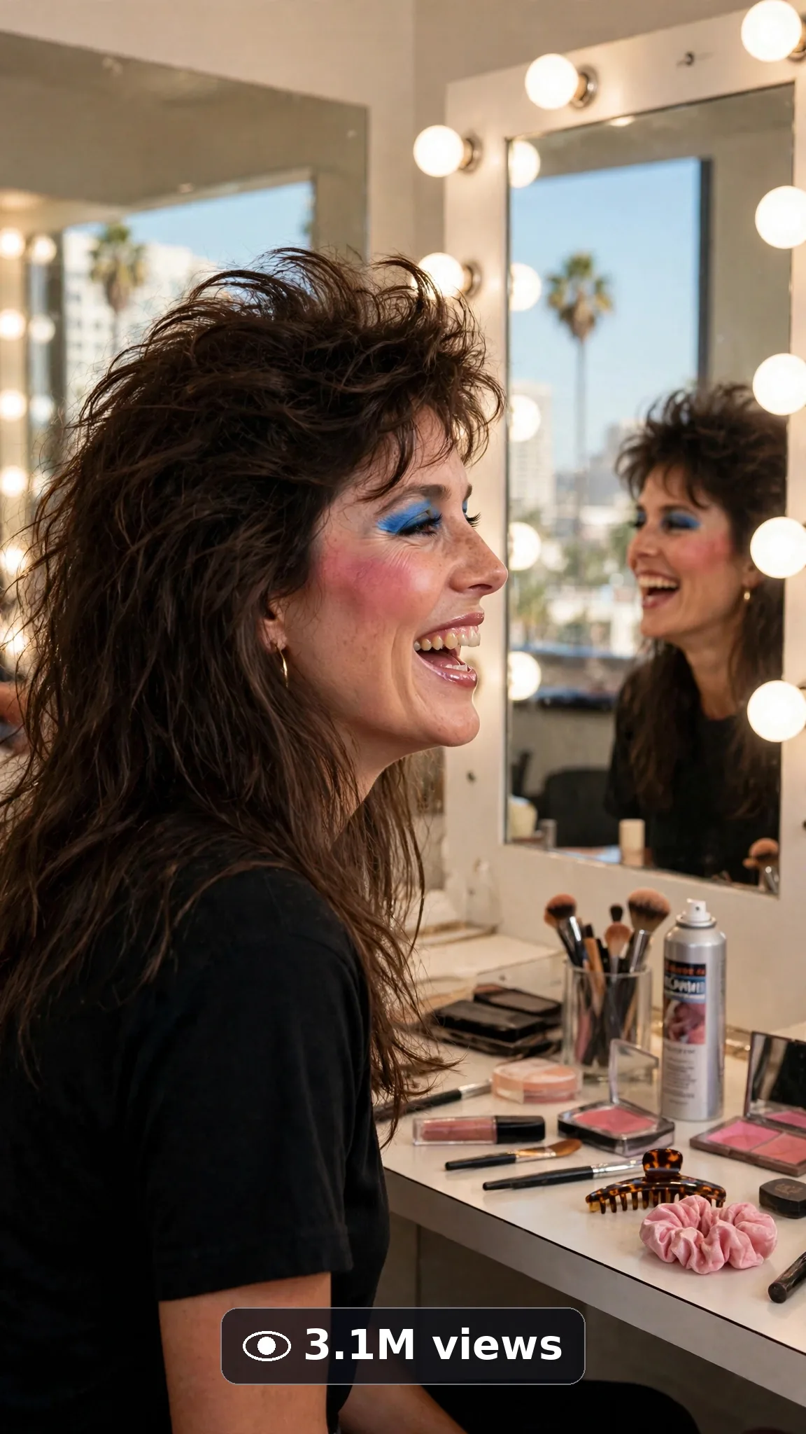 Vintage 80s Glam Makeover Trends — Ultra Master Prompt (Veo 10S) — another result from this prompt