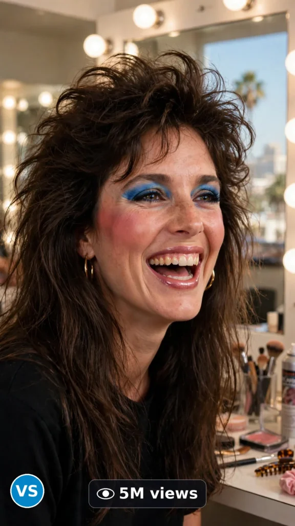 ULTRA MASTER PROMPT - Veo 3 10s Prompt #27: Vintage 80s Glam Makeover Trends - viral video reference