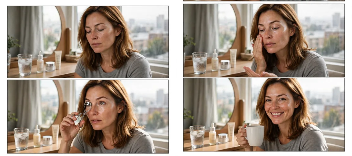 Storyboard: No-Makeup Natural Morning Looks — Ultra Master Prompt (Veo 10S)