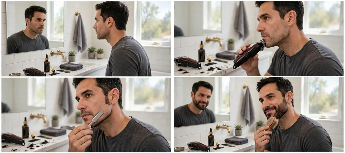 Storyboard: Men's Grooming & Beard Care Routines — Ultra Master Prompt (Veo 10S)