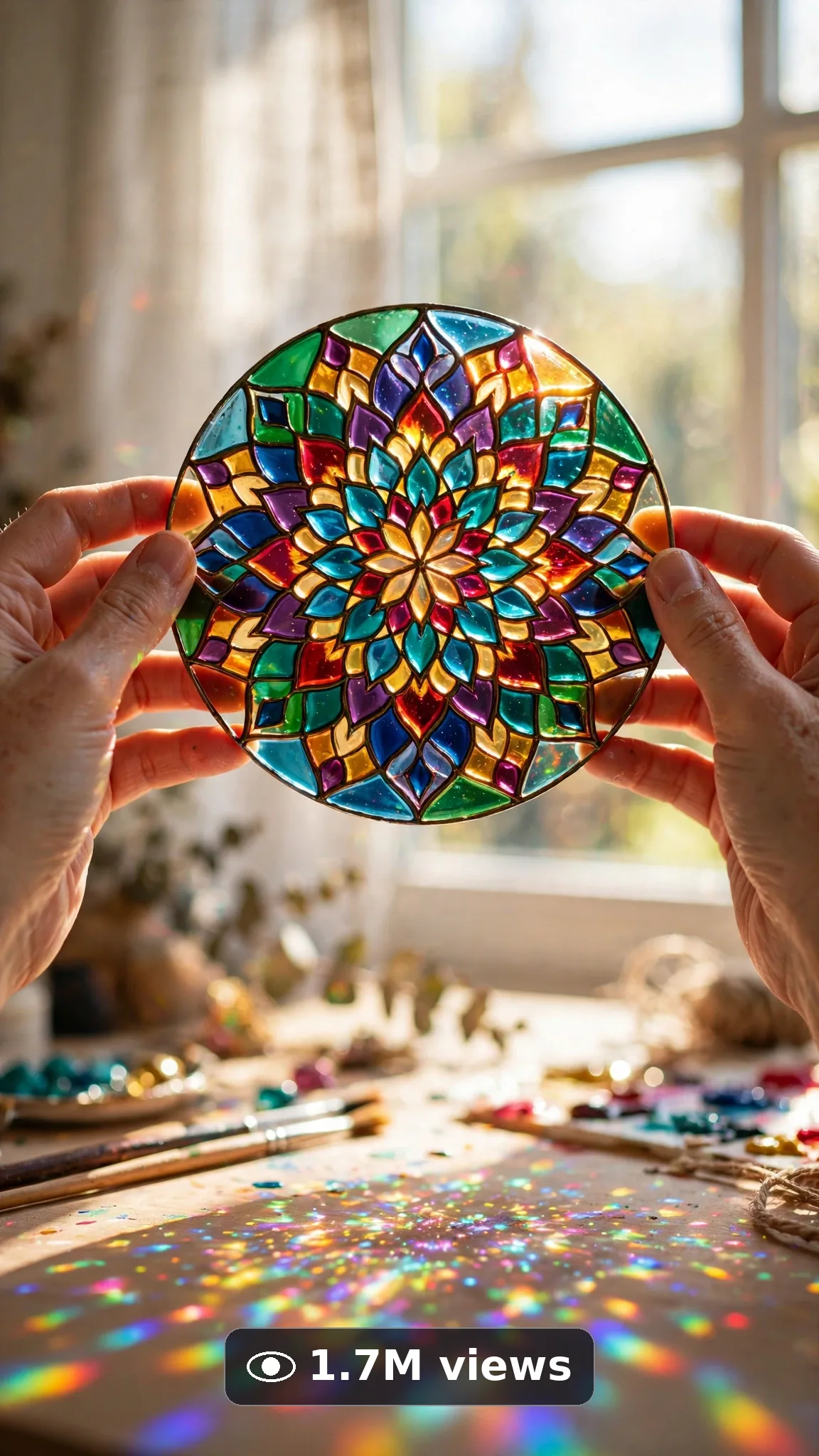 Glass Painting & Suncatcher Crafts — Ultra Master Prompt (Veo 10S) views