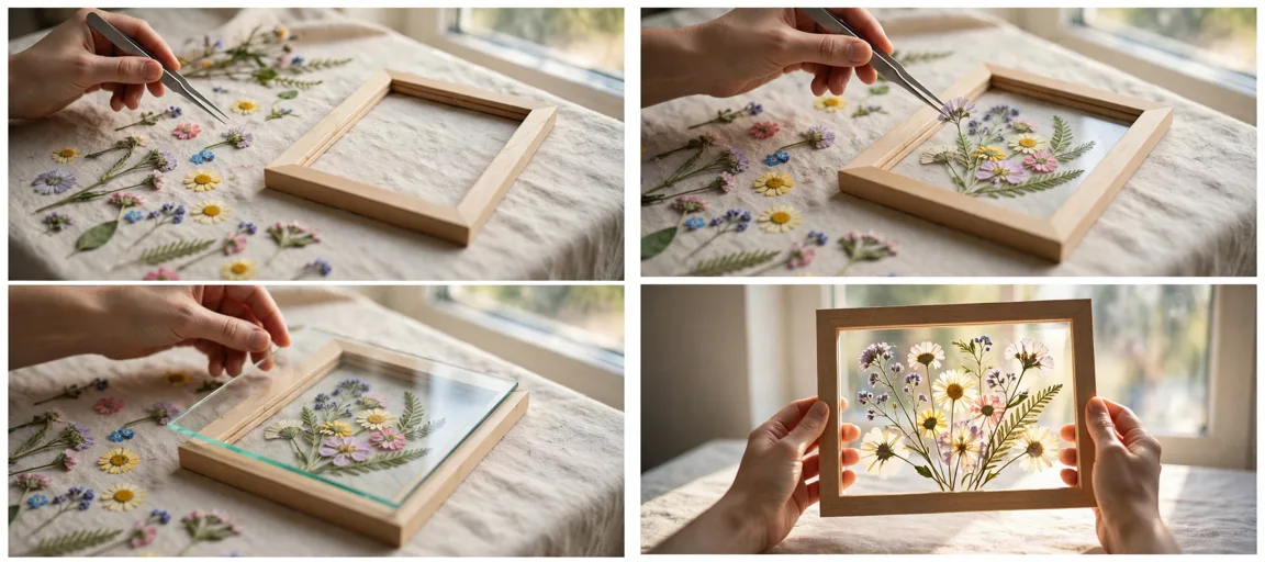 Storyboard: Pressed Flower & Botanical Frame Art — Ultra Master Prompt (Veo 10S)