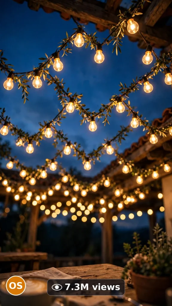 ULTRA MASTER PROMPT - Veo 3 10s Prompt #40: Outdoor String-Light Evening Tours - viral video reference