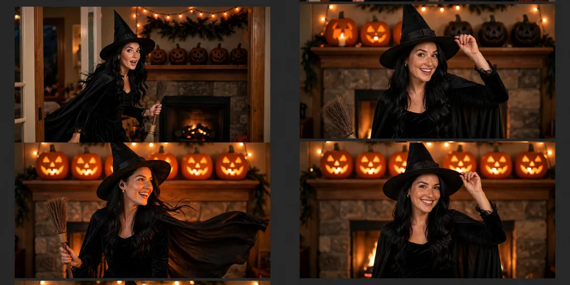 Storyboard: Halloween Costume Party Nights — Ultra Master Prompt (Veo 10S)