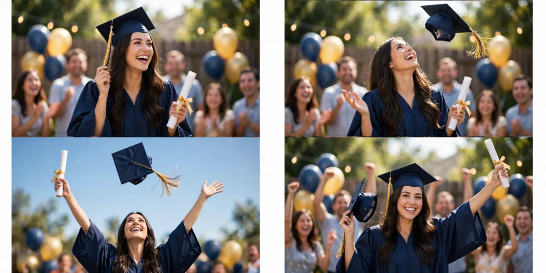 Storyboard: Graduation Celebration Films — Ultra Master Prompt (Veo 10S)