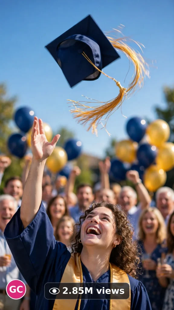 ULTRA MASTER PROMPT - Veo 3 10s Prompt #44: Graduation Celebration Films - viral video reference