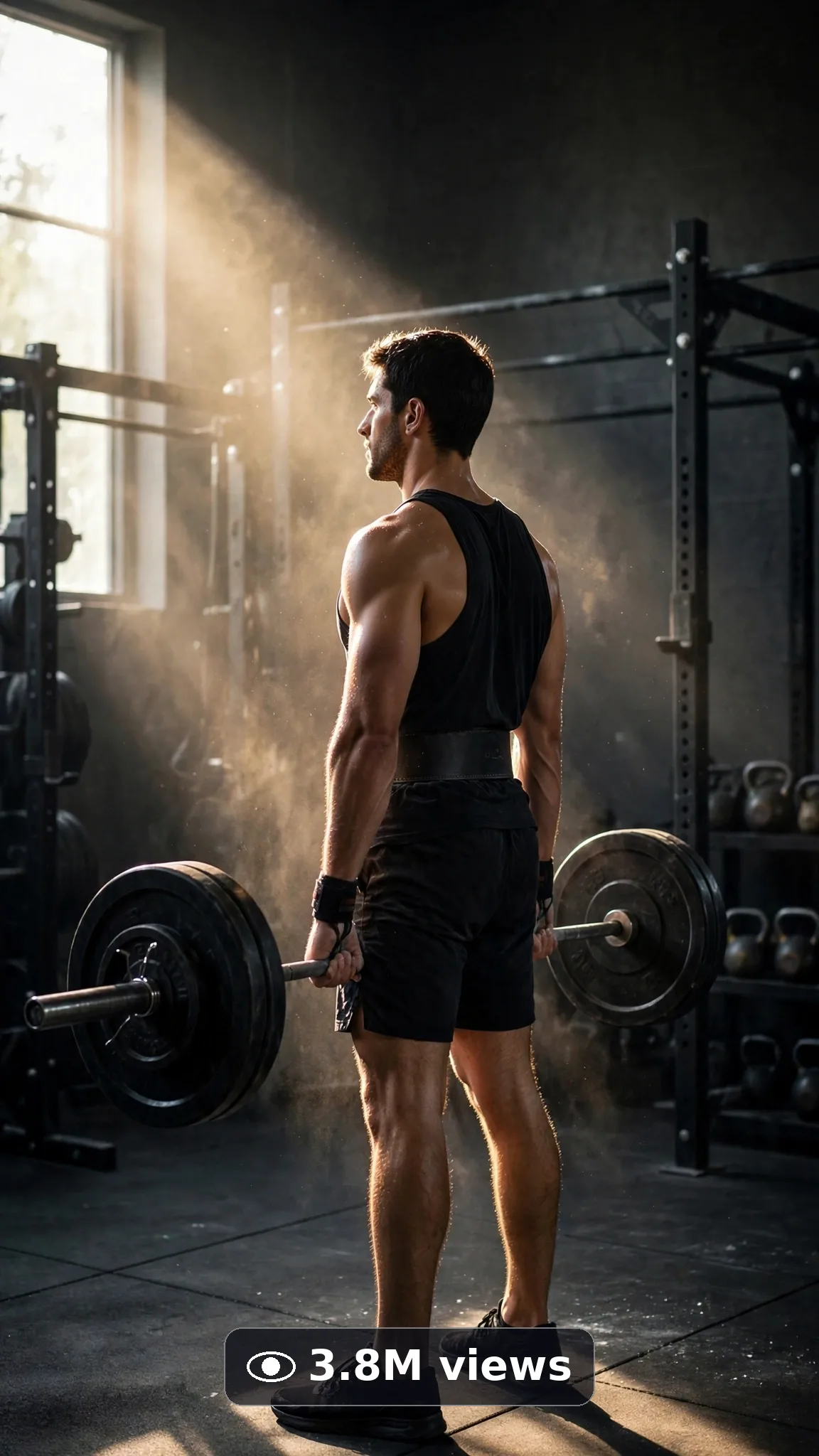 Cinematic Gym Motivation Shorts — Ultra Master Prompt (Veo 10S) — another result from this prompt