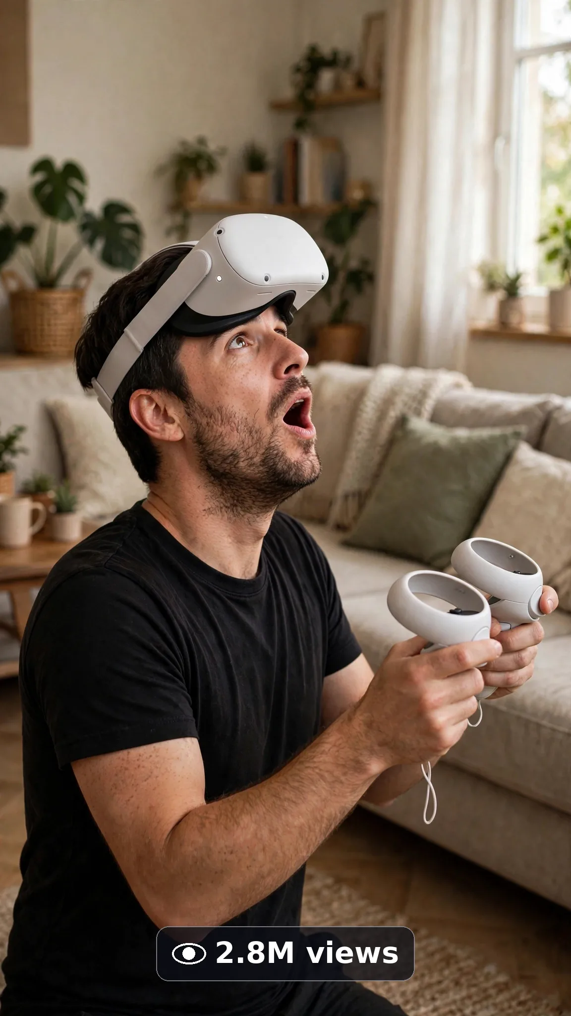 VR Headset & Virtual World Reactions — Ultra Master Prompt (Veo 10S) — another result from this prompt