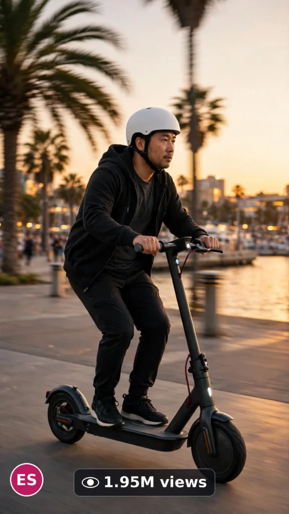 ULTRA MASTER PROMPT - Veo 3 10s Prompt #52: Electric Scooter & City Ride Clips - viral video reference