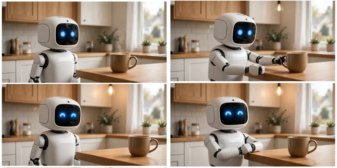 Storyboard: AI Robot Assistant Concept Clips — Ultra Master Prompt (Veo 10S)