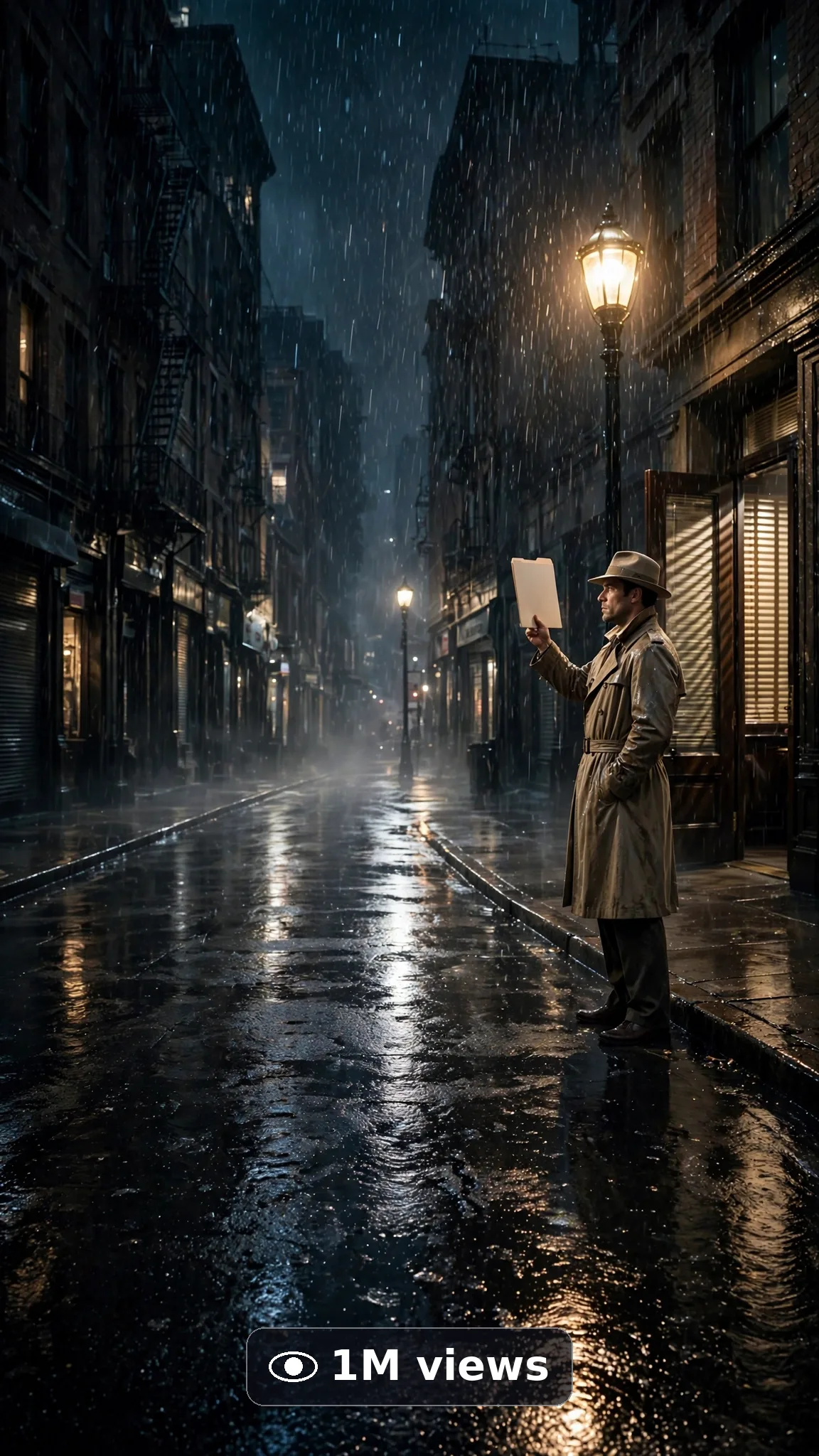 Film Noir Detective Office Scenes — Ultra Master Prompt (Veo 10S) — another result from this prompt