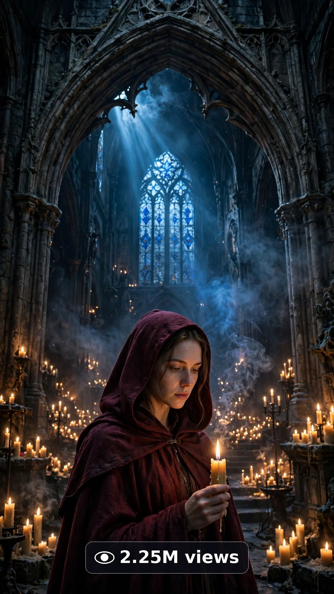 Dark Fantasy Mystic Cathedral Scenes — Ultra Master Prompt (Veo 10S) views