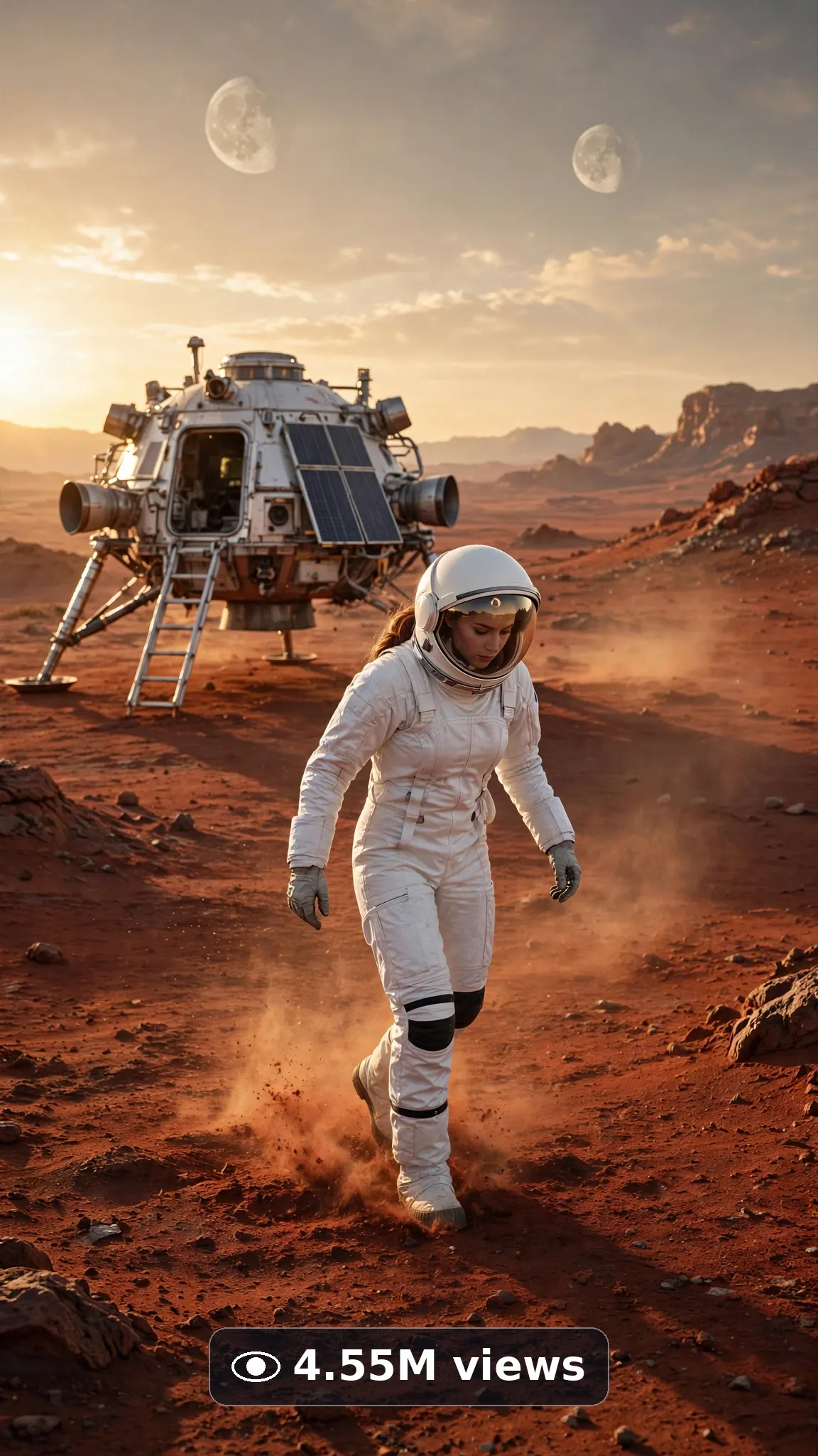 Space Explorer Planet Landing Scenes — Ultra Master Prompt (Veo 10S) views